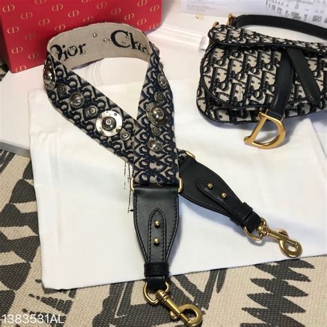 dior abc strap|Dior strap for saddle bag.